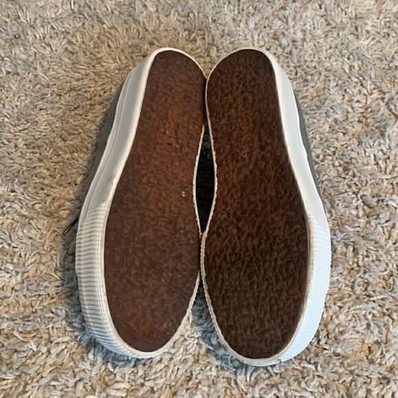 Superga EUC gray platform sneakers Size 6.5 - Picture 6 of 7